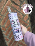 True Crime Theme 20oz Double Wall Insulated Metal tumbler