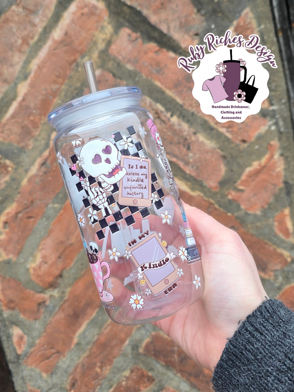 Kindle Bookish Plastic Tumbler