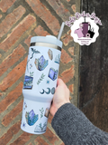 Dragon Fantasy Bookish Theme 40oz Metal Tumbler