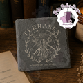 Terrasen Theme Bookish Engraved Coaster
