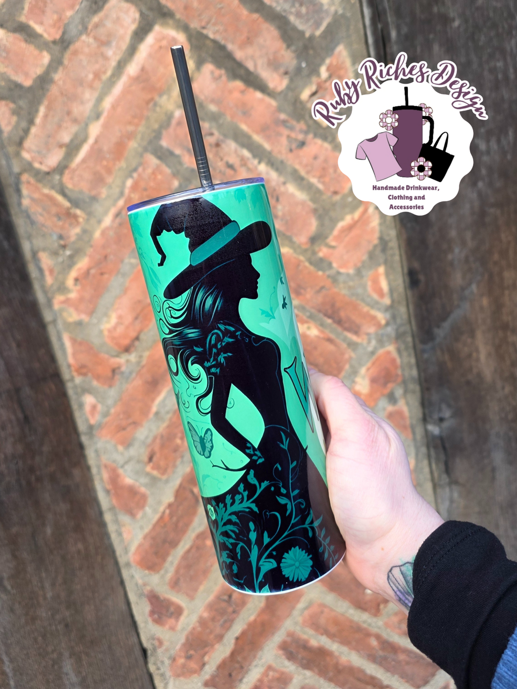 Wicked Green And Pink Double Wall Insulated Metal Tumbler