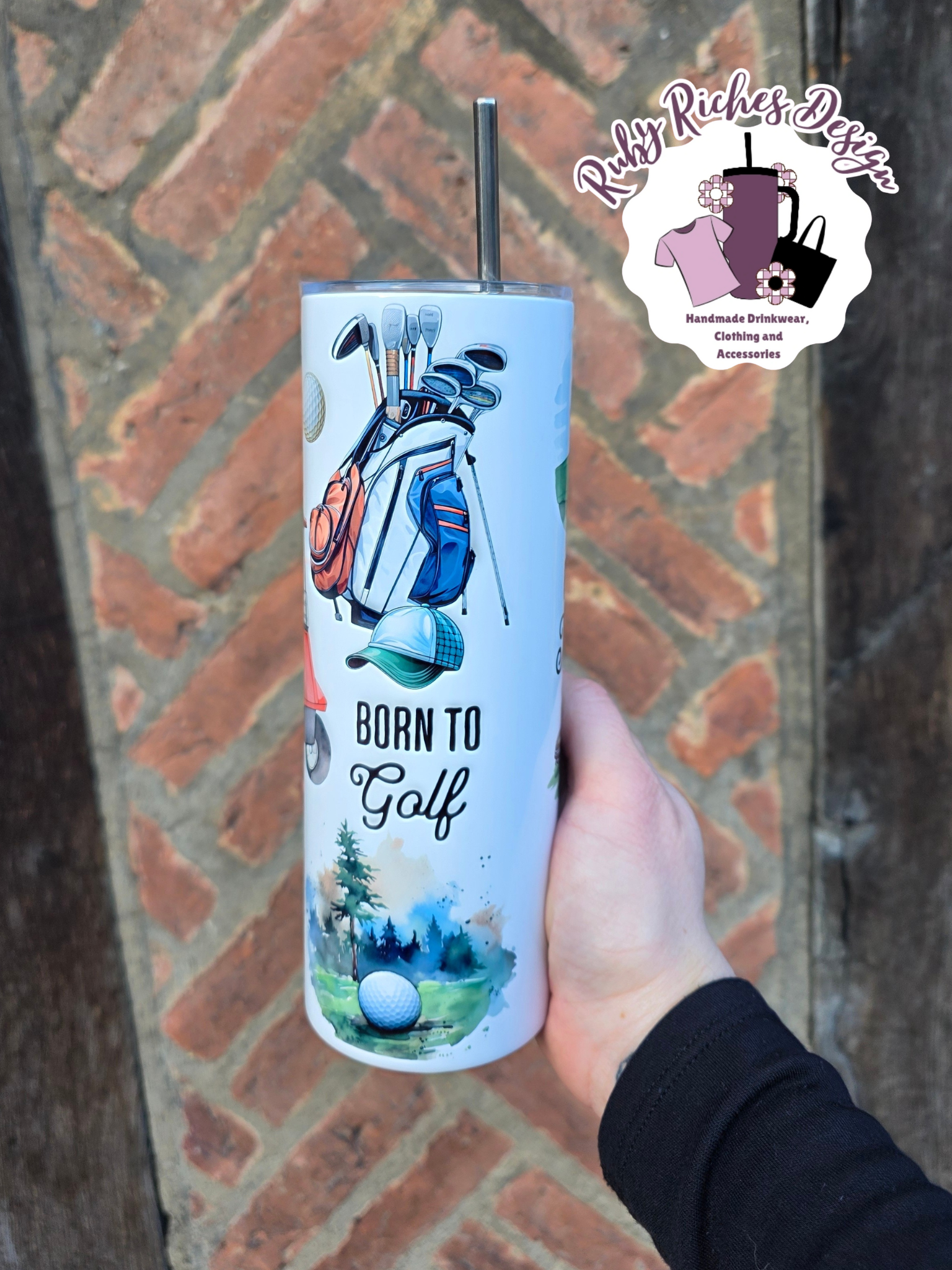 Golfers Life 20oz Double Wall Insulated Metal Tumbler