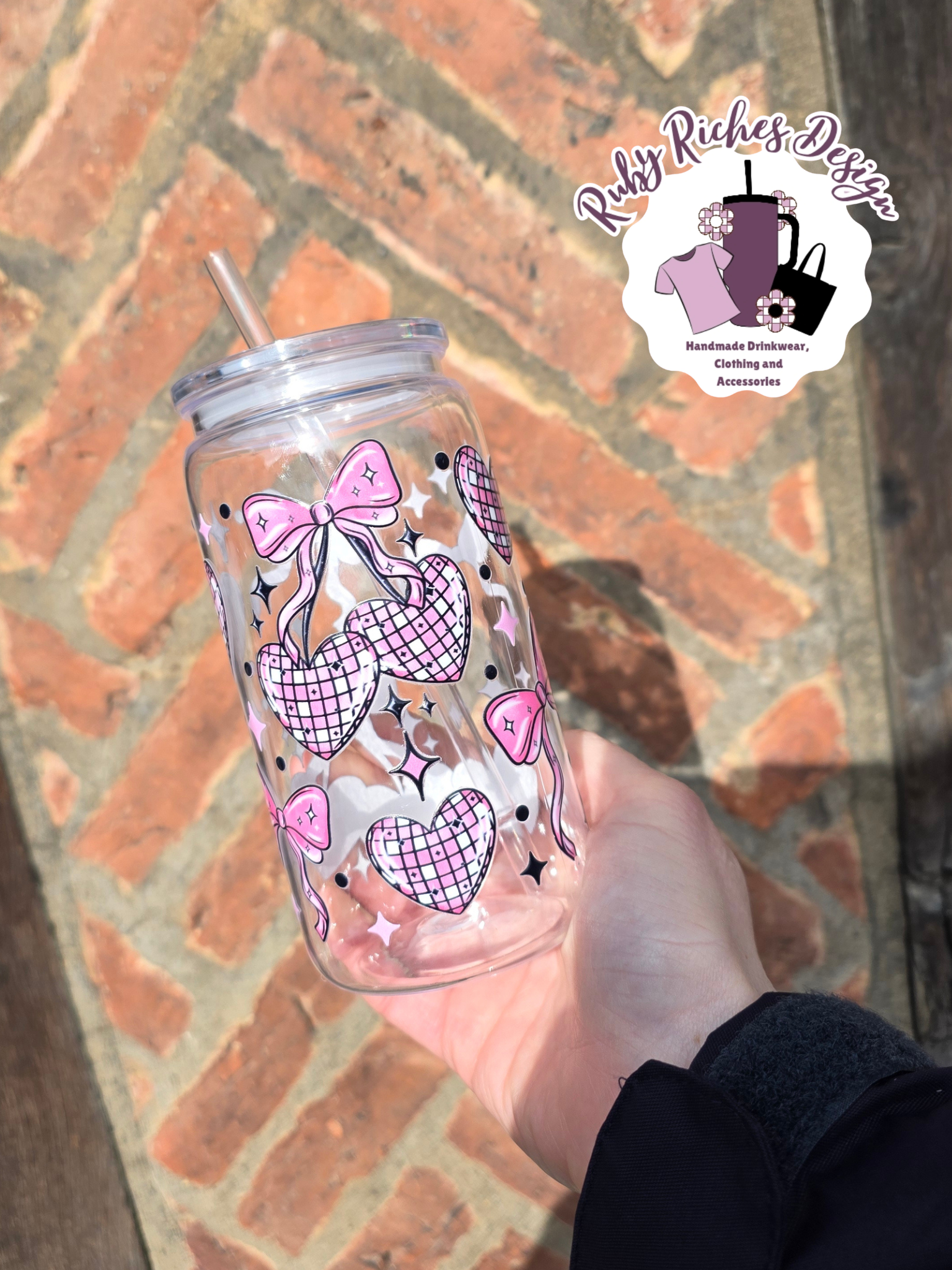 Disco Cherry 16oz Plastic Tumbler