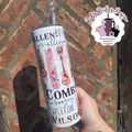 Country And Western Music Theme 20oz double wall insulation tumbler