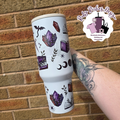 Dragon Book Theme 40oz Double Wall Metal Tumbler
