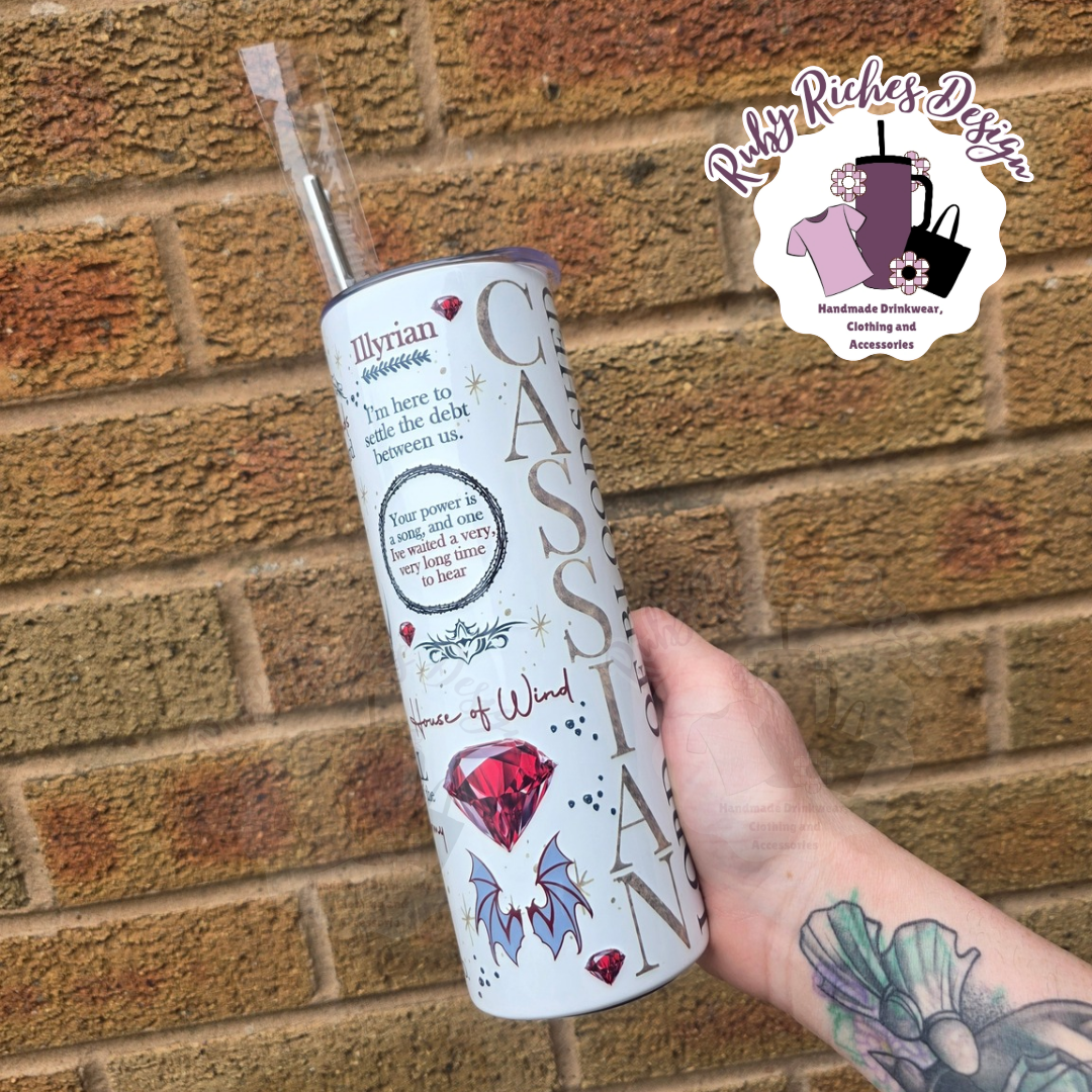 Cassian Lord Of Bloodshed 20oz Double Wall Insulated Metal Tumbler