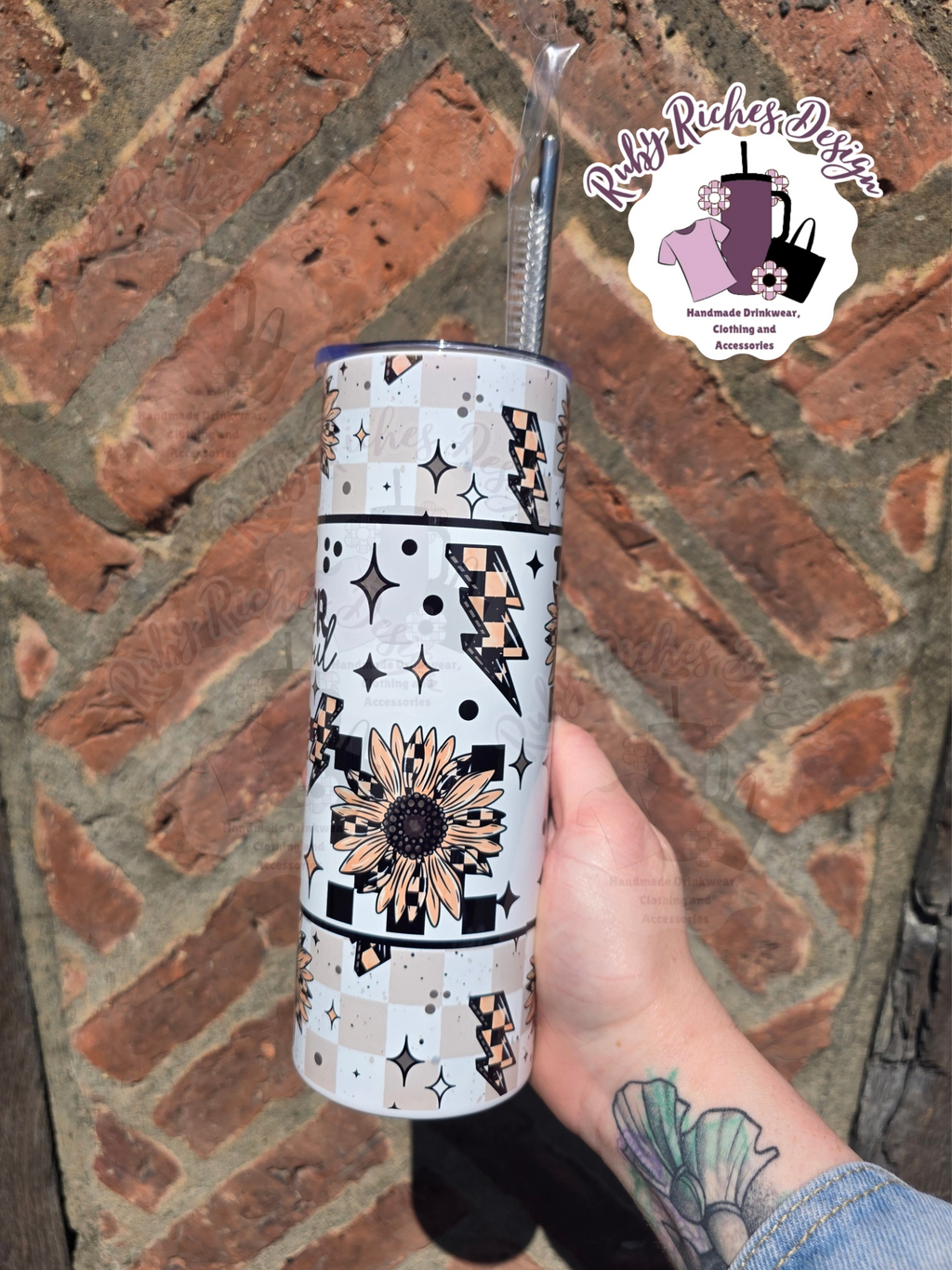 Sunflower Soul 20oz Double Wall Insulated Metal Tumbler