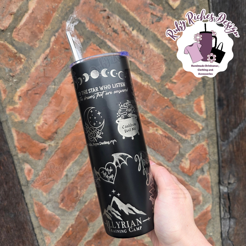 Acotar Theme 20oz Double Wall Insulated Engraved Tumbler