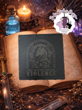 Violence Bookish Theme Coaster