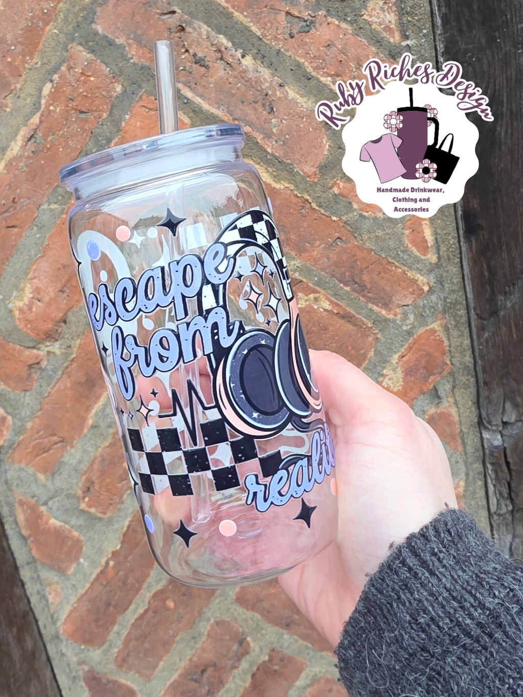 Escape From Reality Plastic Tumbler