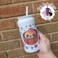 Glitter Dumplin 16oz double wall insulated Metal Tumbler