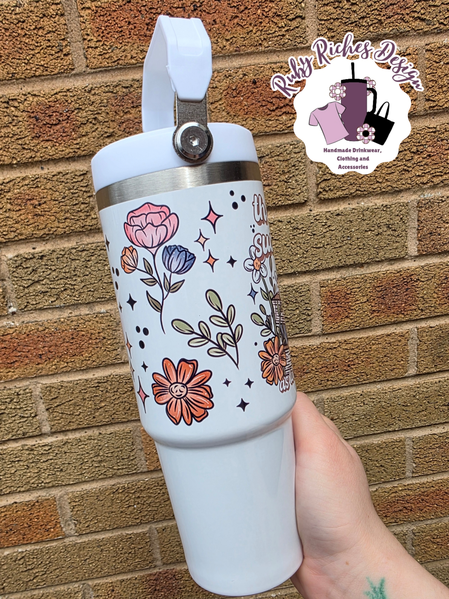 There's No Such Thing As Too Many Books 30oz Leakproof Flip Lid Metal Tumbler