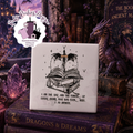 Dragon Theme Fourth Wing Style Ceramic Coaster