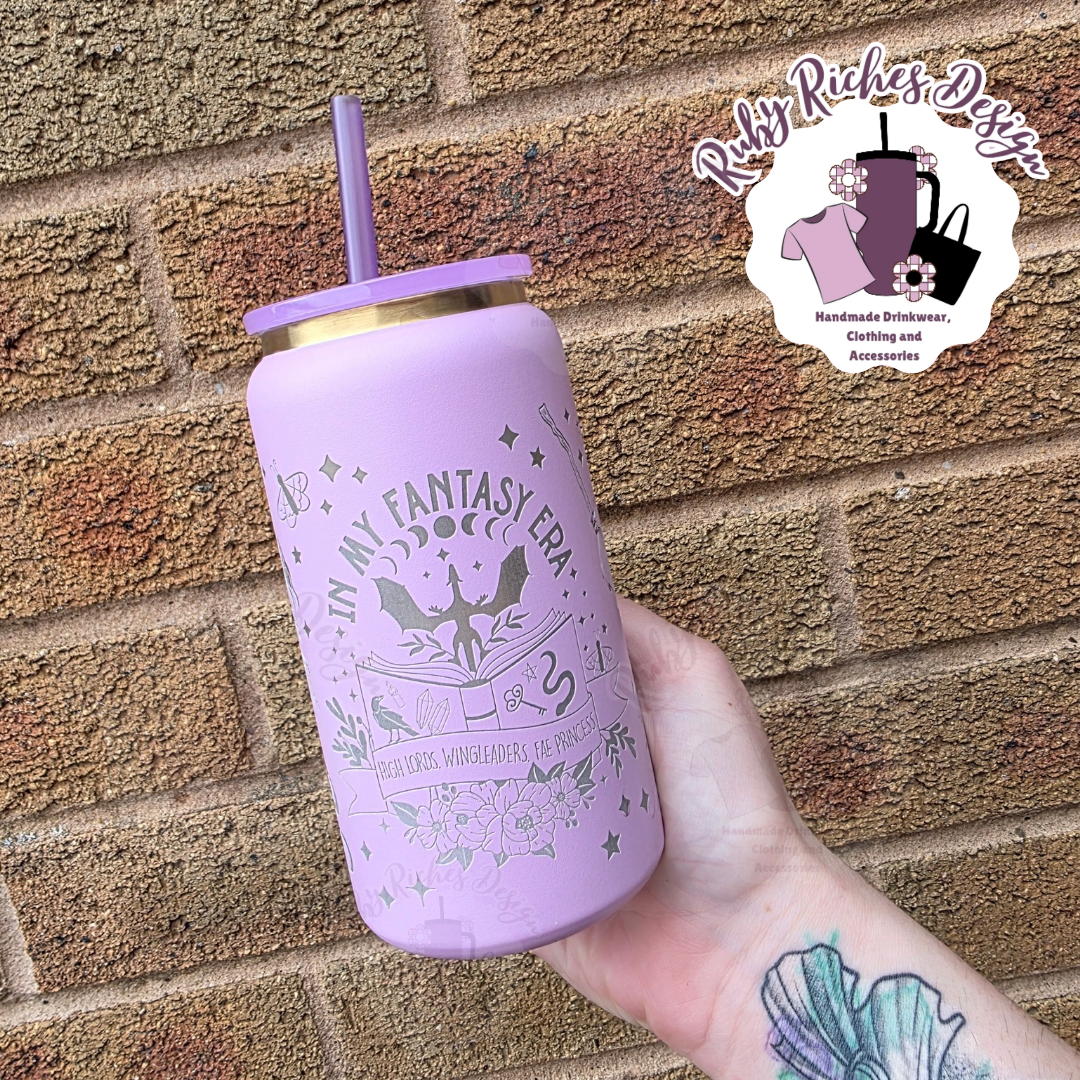 In My Fantasy Era 16oz Gold Plated Engraved Tumbler