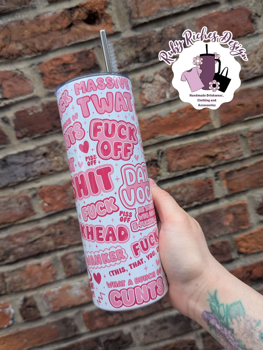 Sweary 18+ Double Wall insulated metal tumbler