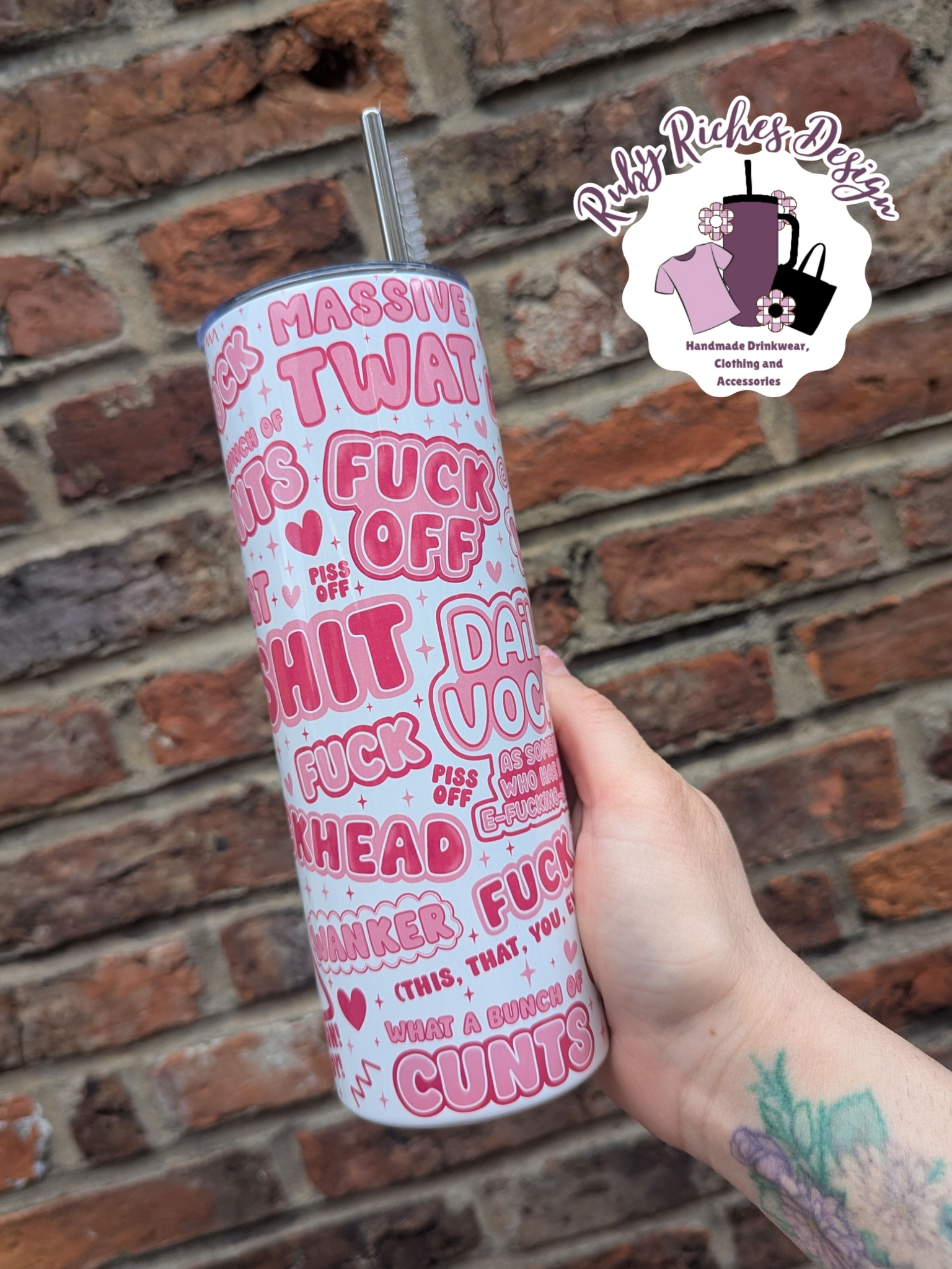 Sweary 18+ Double Wall insulated metal tumbler
