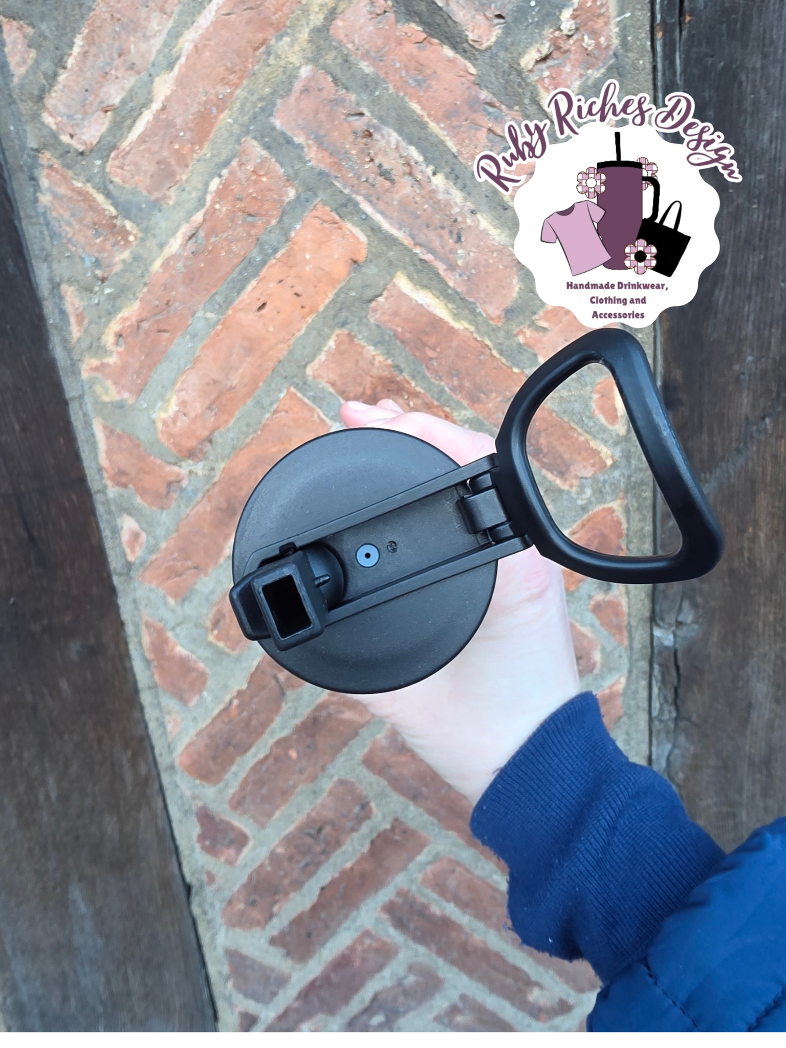 Black Bows 20oz Flip Lid Double Wall Insulated Water Bottle