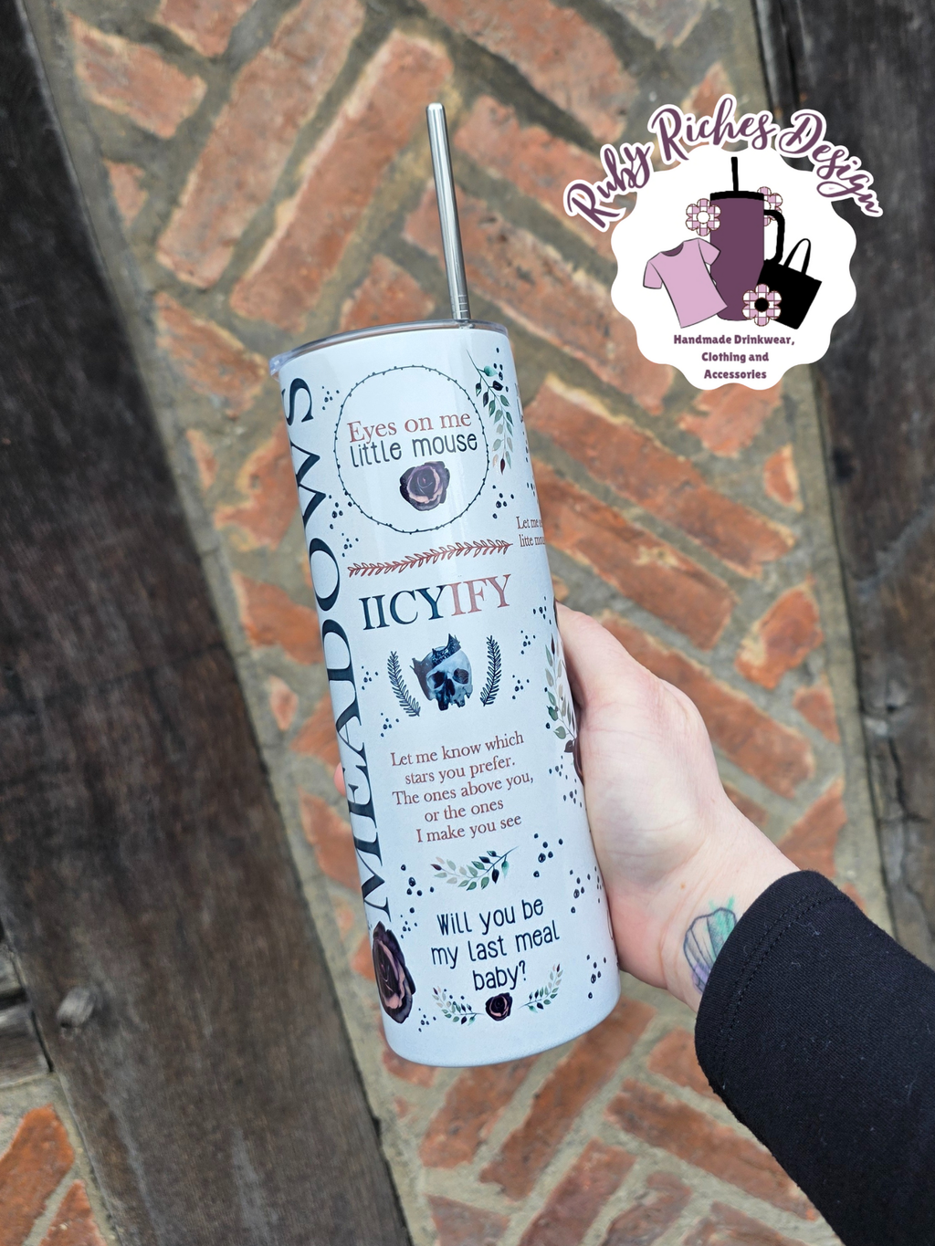 Haunting Adeline Zade Book Theme 20oz Metal Tumbler