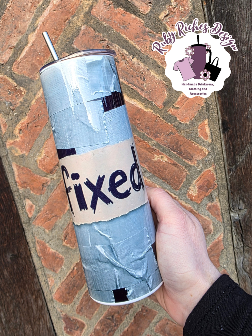 Fixed It 20oz Double Wall Insulated Metal Tumbler