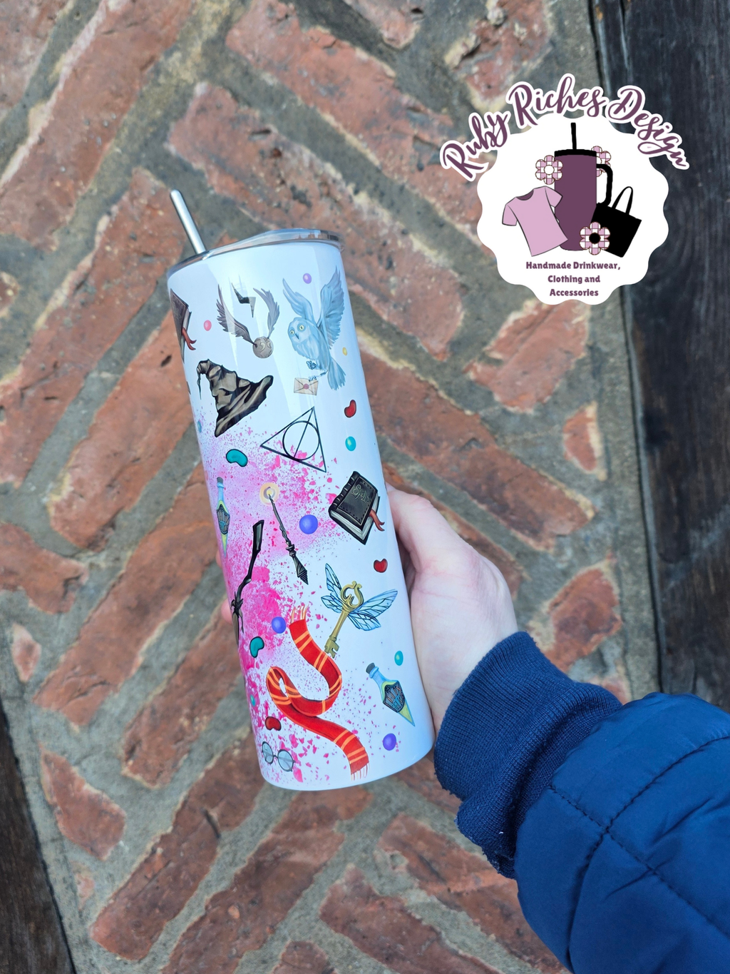 Wizards World 20oz Double Wall Insulated Metal Tumbler