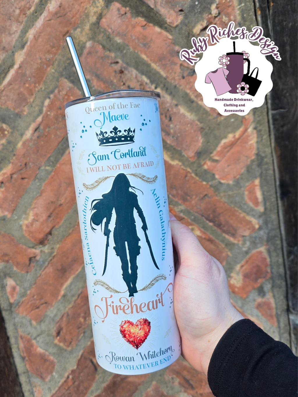 Throne Of Glass Theme 20oz Metal Tumbler