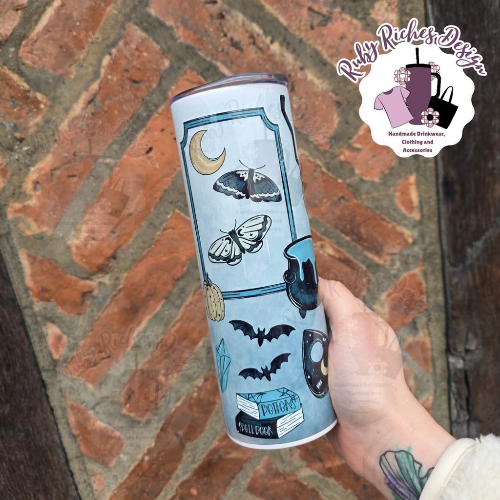 Witchy Theme 20oz Double Wall Insulated Metal Tumbler