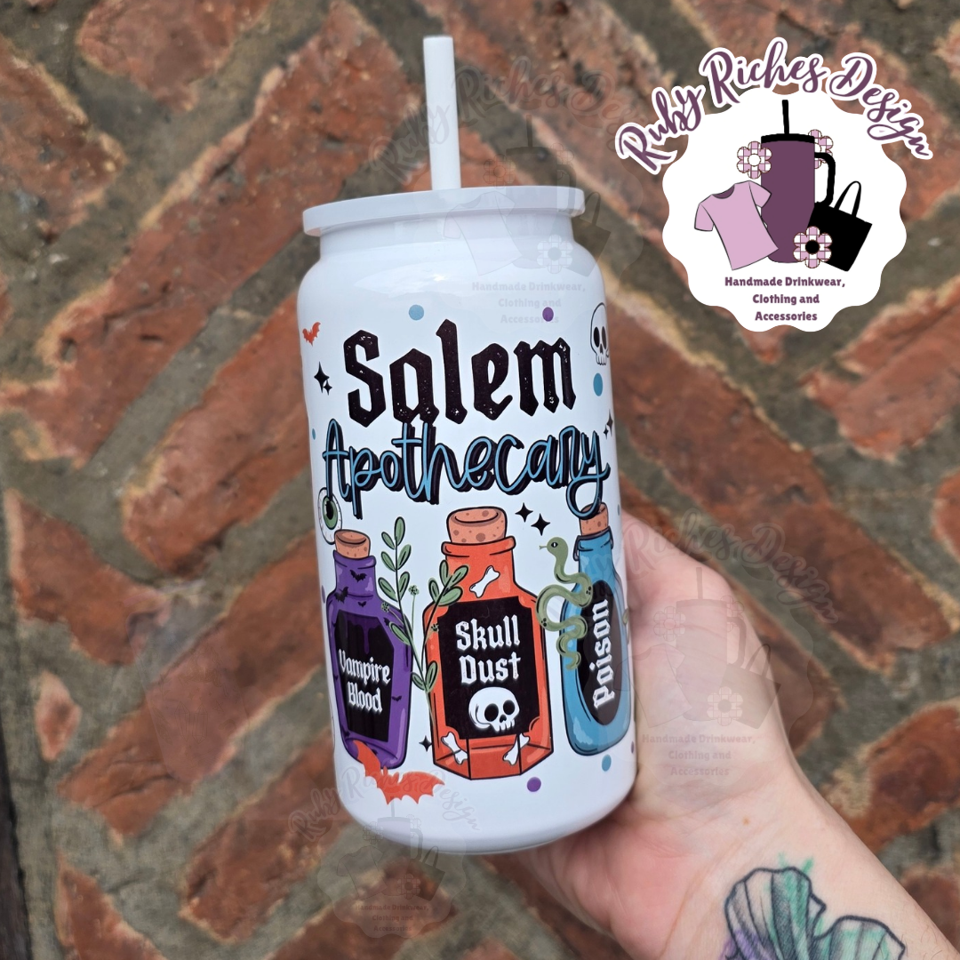 Salem Apothecary 16oz Double Wall Insulated Metal Tumbler
