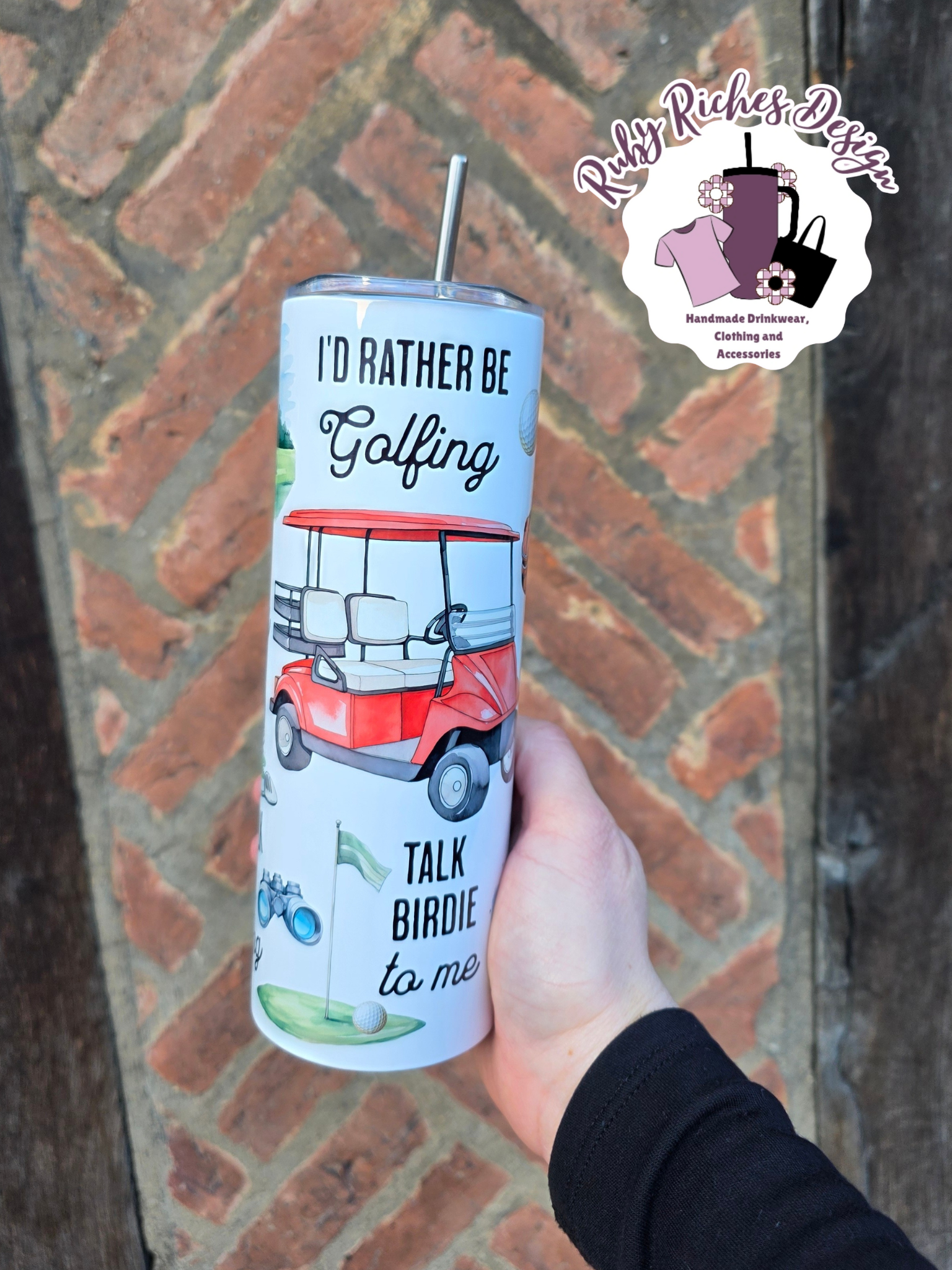 Golfers Life 20oz Double Wall Insulated Metal Tumbler