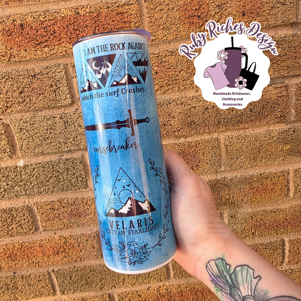 Valeris City of starlight Theme 20oz Double Wall Insulated Metal Tumbler