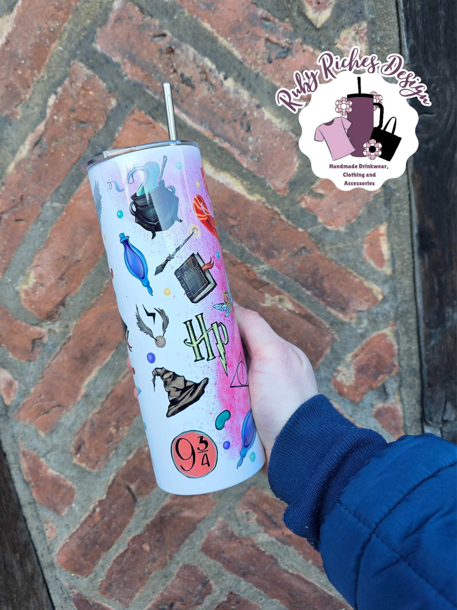 Wizards World 20oz Double Wall Insulated Metal Tumbler