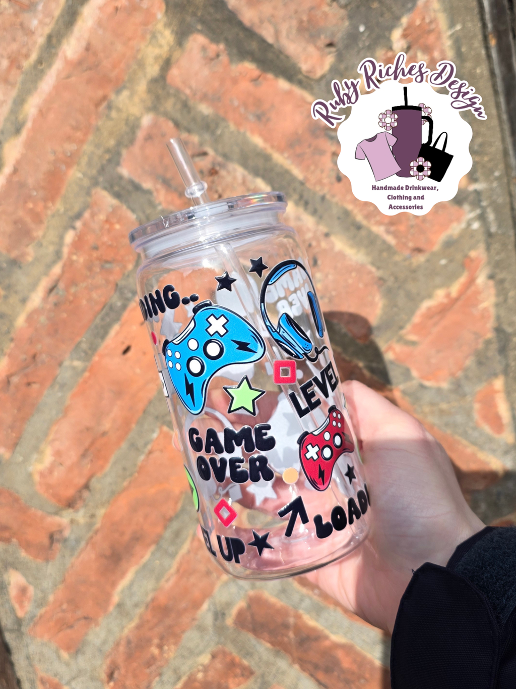 Gamer 16oz Plastic Tumbler