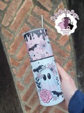 Pink Ghostie 20oz Double Wall Insulated Metal Tumbler