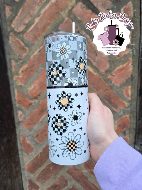 Anxiety Society Floral 20oz Double Wall Insualted Tumbler