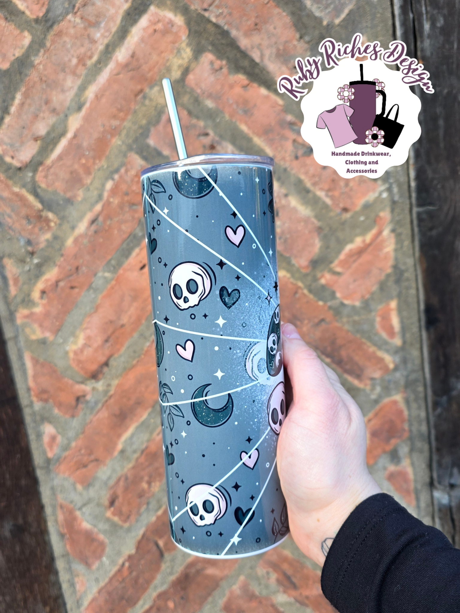 Spooky Shrooms 20oz Double Wall Insulated Metal Tumbler