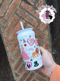 Wicked / Good Witches Theme 16oz Double wall insulated metal tumbler