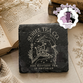 Surriel Tea Co Engraved Slate Coaster