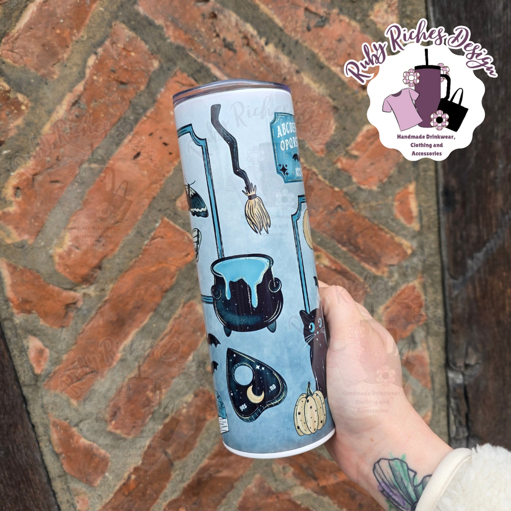 Witchy Theme 20oz Double Wall Insulated Metal Tumbler