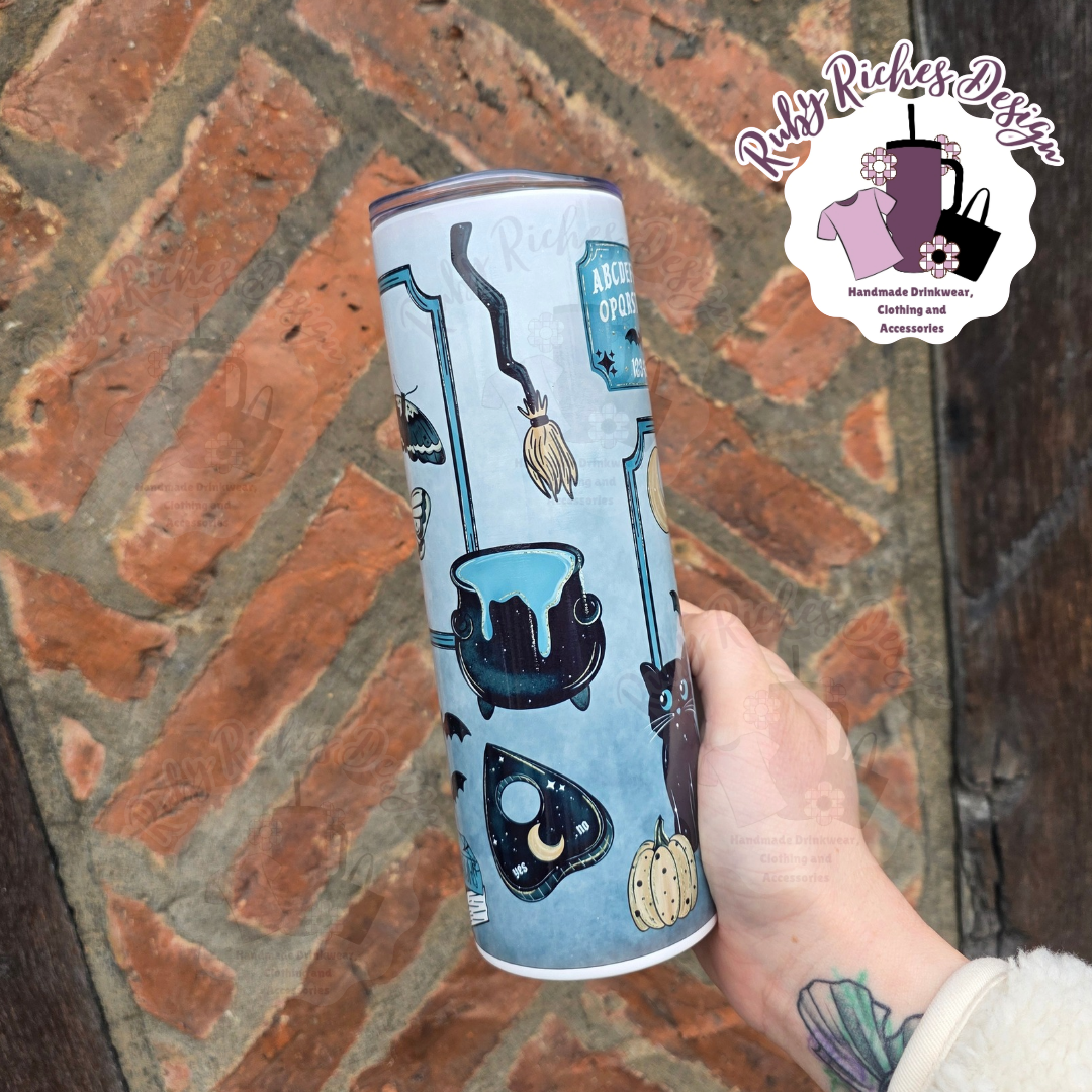 Witchy Theme 20oz Double Wall Insulated Metal Tumbler