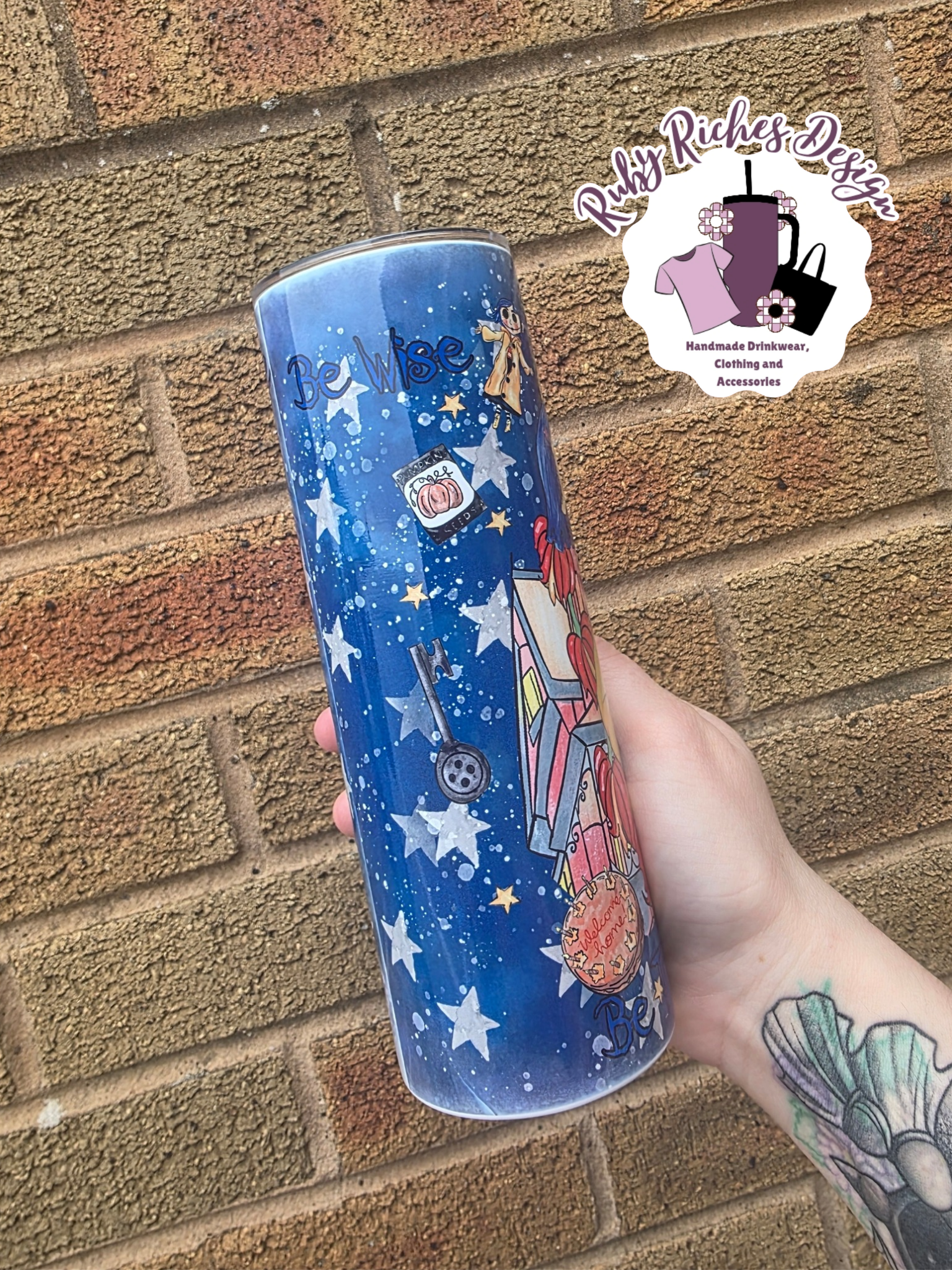 Be Brave, Be Kind Double Wall Insulated Metal Tumbler