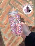 Hears & Bows 16oz plastic tumbler