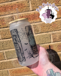 Nightmare Frosted Glass Tumbler
