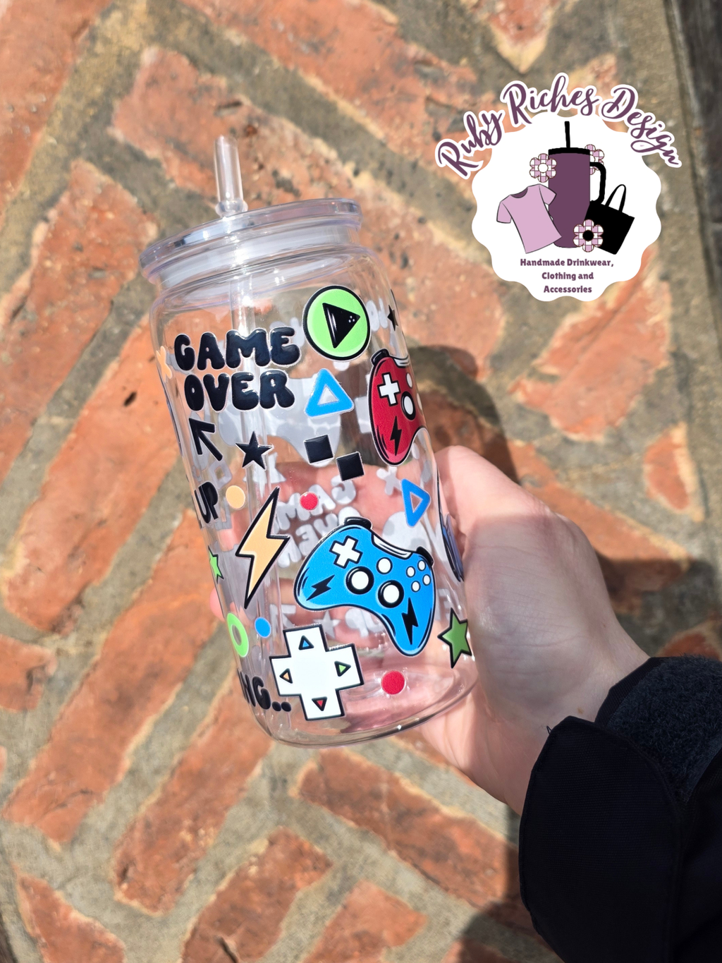 Gamer 16oz Plastic Tumbler