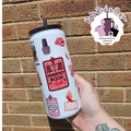 Romance Smutty Book Club 16oz Skinny Metal Tumbler With Double Wall Insulation