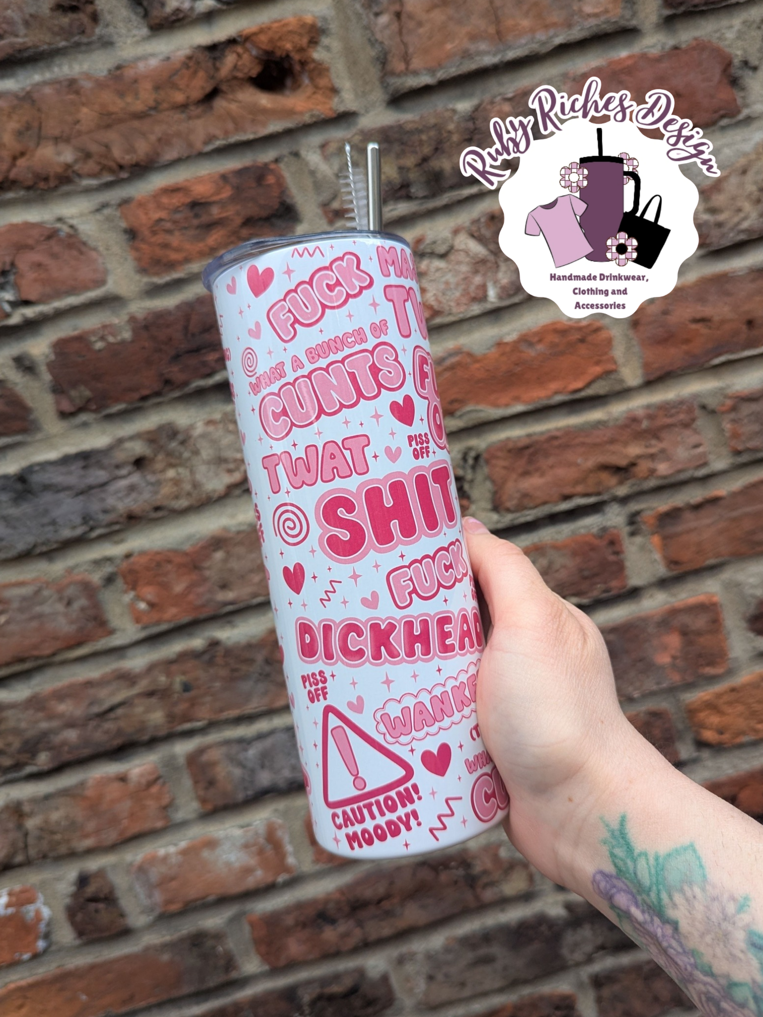 Sweary 18+ Double Wall insulated metal tumbler