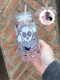 Over Thinker Plastic Tumbler