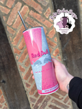Redbull Pink Bad B*tch Energy Double Wall Insulated Metal Tumbler