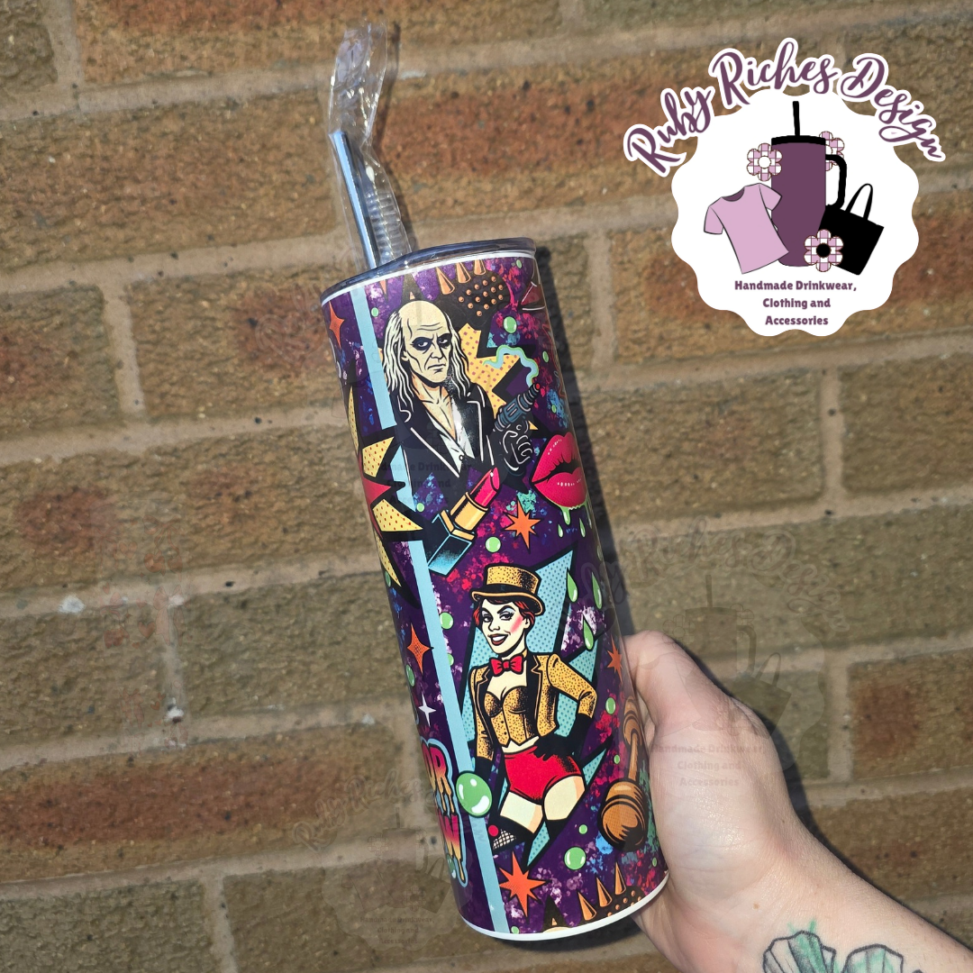 Rocky Horror Theme 20oz Double Wall Insulated Metal Tumbler