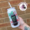Monster Bows Theme 16oz Double Wall Insulated 16oz metal tumbler