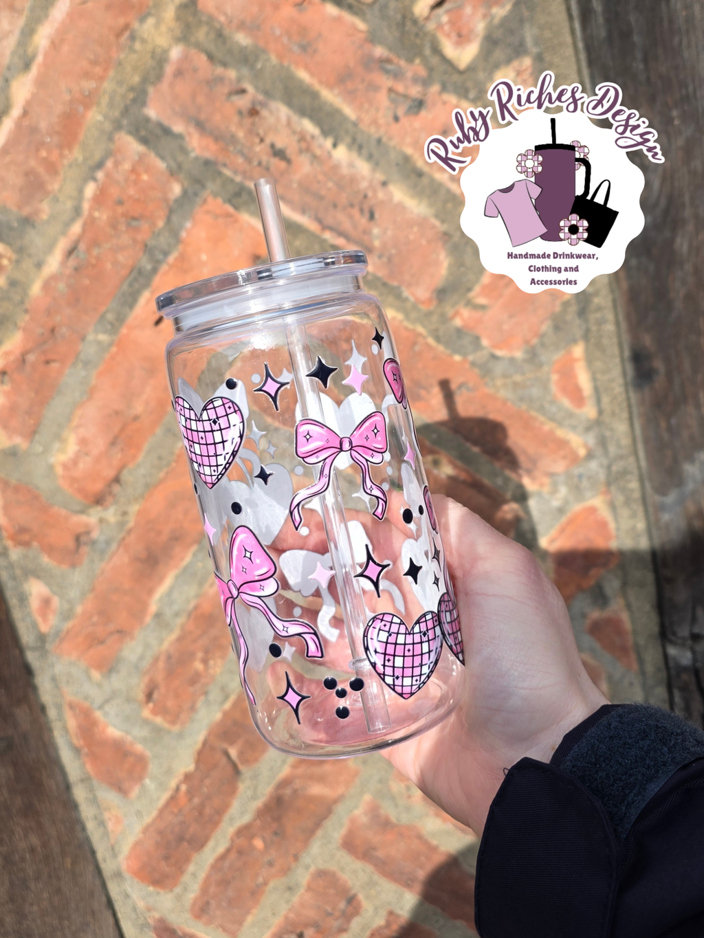 Disco Cherry 16oz Plastic Tumbler