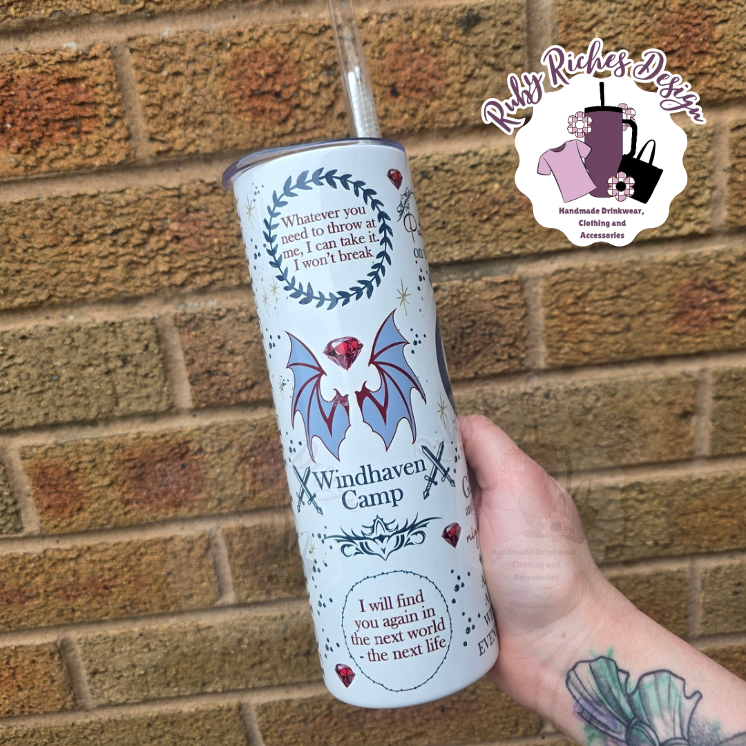 Cassian Lord Of Bloodshed 20oz Double Wall Insulated Metal Tumbler